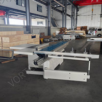 Scie à table horizontale de précision Vortek MJ3200, coupe à 45/90 degrés, longueur de table de 3200 mm, scie à panneaux de bois, 5,5 kW