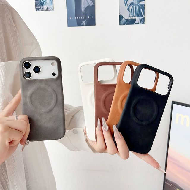 Luxury Phone Cases for Iphone Custom Phone case for iphone 17 Pro Max case Leather Mobile Phone Cases with Magnetic Ring