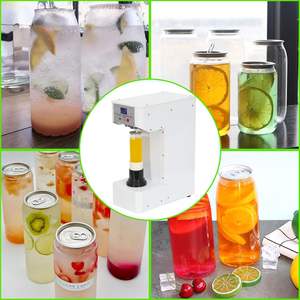 Machine de scellage automatique de canettes certifiée CE à haute efficacité, produit intelligent pour la maison, pour le scellage de thé aux perles, café et gâteaux - Product Image 4