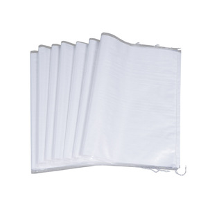 Sac tissé en plastique blanc Lu Dongfu, capacité de charge de 10 à 50 kg, sac FIBC imperméable et enduit pour l'emballage du riz - Product Image 1