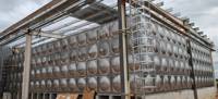 Réservoir d'eau modulaire en acier inoxydable sur mesure pour l'eau potable Ss304