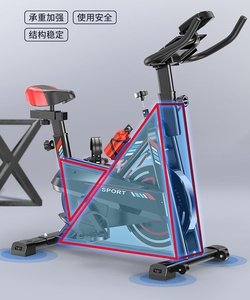 Bicicleta de spinning estática inteligente barata para interiores y Casa, bicicleta de spinning para ejercicio de resistencia magnética - Product Image 3