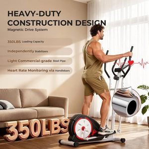 Appareil de fitness elliptique magnétique CRYSTAL SJ2880 pour la maison, équipement de <span class=keywords><strong>gym</strong></span>, cadre en acier de 60 mm, capacité de charge maximale de 150 kg - Product Image 4