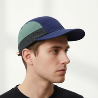 Gorras de Béisbol Deportivas con Diseño de Bloques de Color Personalizadas, de Secado Rápido, Impermeables, Transpirables, Unisex, para Todas las Estaciones, con Visera Corta, para Actividades al Aire Libre