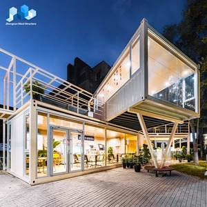 บ้านสำเร็จรูปหรูหราแบบถอดประกอบได้ Zhongnan บ้านขนาดเล็ก ร้านกาแฟคอนเทนเนอร์สำเร็จรูปสำหรับขาย - Product Image 1