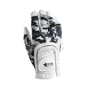 Personalizable XXXL de alta calidad Cabretta guantes de golf de cuero para los hombres blancos con logotipo personalizado de cuero genuino equipo deportivo - Product Image 2