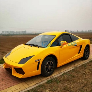 รถยนต์ไฟฟ้ามินิสีเหลืองสุดเท่ รุ่นใหม่สมรรถนะสูง สไตล์คลาสสิก - Product Image 4