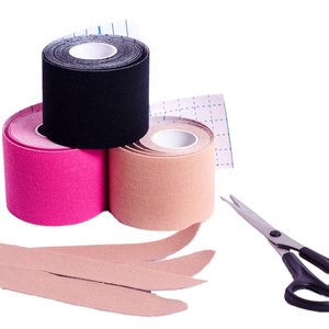 Bande de kinésiologie imperméable et respirante, élastique, pour soulager les douleurs musculaires, bandage pour le genou, pour <span class=keywords><strong>la</strong></span> gym, le fitness, <span class=keywords><strong>la</strong></span> course à pied, le tennis, <span class=keywords><strong>la</strong></span> <span class=keywords><strong>natation</strong></span> - Product Image 1