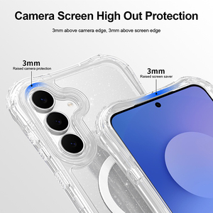 Beautyline 3 Trong 1 Từ Bảo Vệ Chống Thả Tùy Chỉnh Điện Thoại Di Động Trường Hợp Trong Suốt Cá Nhân Bìa Đối Với Samsung S25fe Trường Hợp - Product Image 5