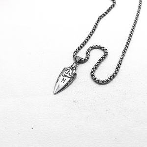 Collar de Acero Inoxidable 316 Estilo Hip-Hop, Colgante de Dardo, Joyería de Moda para Hombre y Mujer, Uso Diario - Product Image 4