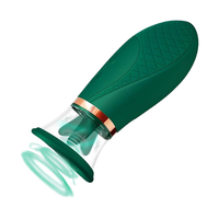 Vibrateur Clitoridien à Succion 9 Modes de Léchage Fonctionnement Silencieux 40 dB Silicone/ABS Rechargeable USB Étanche Non Lubrifié Rapide
