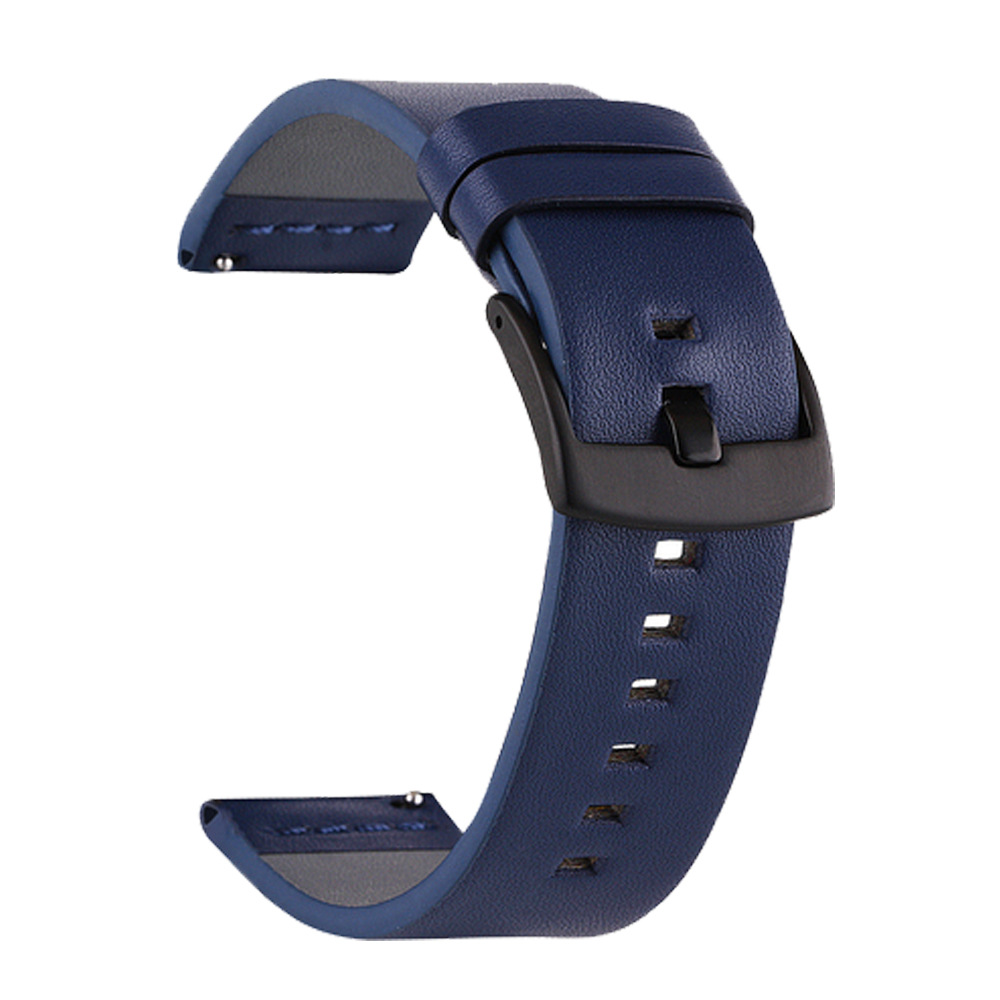 Navy blue-silver buckle