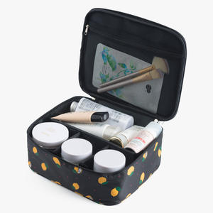 กระเป๋าเครื่องสำอางผู้หญิงแบบพกพากันน้ำได้สำหรับเดินทางกล่องเก็บเครื่องสำอางความจุสูงมีซิปกระเป๋าความงาม <span class=keywords><strong>Nuskin</strong></span> - Product Image 4