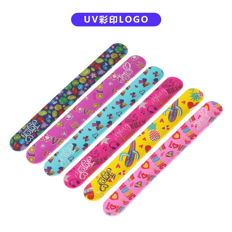 แหวนล็อคซิลิโคนพิมพ์สี UV