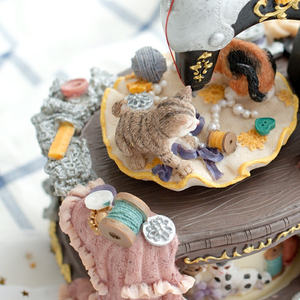 <span class=keywords><strong>Dessin</strong></span> <span class=keywords><strong>animé</strong></span> rétro envoyer fille cadeau d'anniversaire <span class=keywords><strong>de</strong></span> Noël machine à coudre chat boîte à musique boîte à musique personnalisée <span class=keywords><strong>chanson</strong></span> - Product Image 3