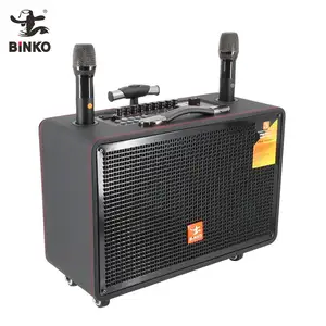 Grande sconto per la festa del papà trend portatile da esterno professionale da palco altoparlanti da 10 pollici altoparlante subwoofer in legno