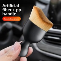 Brosse de nettoyage pour aérateurs intérieurs de voiture avec poils doux (23,5 mm) P.S. Poignée pour le nettoyage des fentes et le lavage de voiture