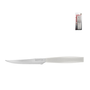 Set di 6 coltelli da bistecca Smarty White con lame seghettate per un taglio facile - Product Image 1