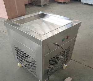 เครื่องทำไอศกรีมผัดไทยเครื่องทำไอศกรีมทอดแบบหมุนแบนเครื่องทำไอศกรีมทอดแบบไทย - Product Image 4