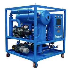 Máquina de purificación de aceite de transformador de residuos Desgasificación de alto rendimiento de aceite Uni