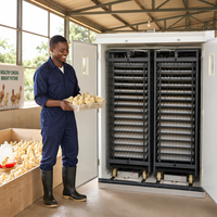 Incubateur d'œufs automatique pour poulets 9856, machine pour l'incubation des œufs de volaille à usage domestique et agricole