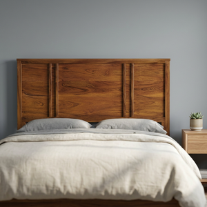 Acacia Wood Rectangle <b>Panel</b> Bed <b>Headboard</b>-Eco-friendly Durable Handcrafted Outdoor Use Wholesale From Moradabad India - Product Image 3