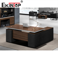 Bureau de direction moderne pour PDG, patron, responsable, exécutif, en bois, pour mobilier de bureau