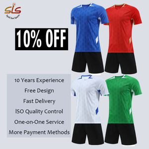 طقم تدريب كرة قدم بتصميم كلاسيكي فاخر، قميص كرة قدم قابل للتنفس مع تطريز وطباعة حرارية قابلة للتخصيص - Product Image 3