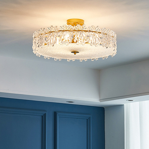 French Metal Living <b>Room</b> Decorative Fancy Pearl Indoor Fixtures Touch Control Cold White <b>LED</b> Modern Surface Mounted <b>Light</b> - Product Image 1
