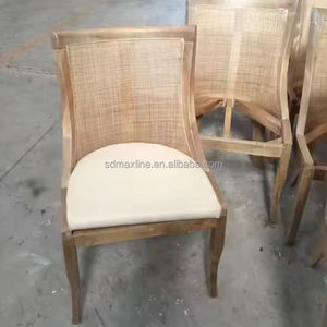 Alta calidad fiesta comedor ratán ventilador trasero francés <span class=keywords><strong>Luis</strong></span> silla nuevo estilo madera Louis sillas - Product Image 5