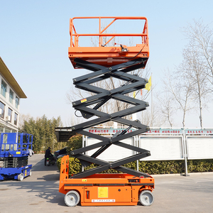 12m 14m Lift Aerial Work Platform <strong>Electric</strong> Hydraulic Small Self Propelled Scissor Lifts - Product Image 5