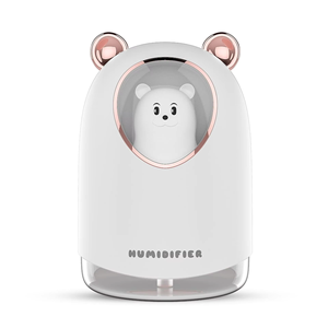 Lindo oso LED luz <span class=keywords><strong>Oficina</strong></span> coche Mini <span class=keywords><strong>humidificador</strong></span> de aire habitación de casa bebé dibujos animados lindo USB <span class=keywords><strong>humidificador</strong></span> ultrasónico - Product Image 4