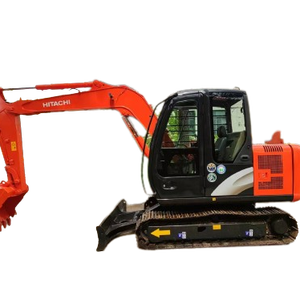 Excavadora Hitachi Usada de 6 Toneladas, Máquina de Movimiento de Tierras Hitachi Japonesa con Pocas Horas de Uso, Mini Excavadora Usada, Excavadora Usada Zx60 - Product Image 1