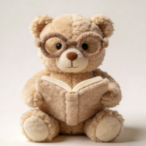 Oso de Peluche Personalizado con Libro, Muñeco de Peluche Decorativo, Material Suave, Regalo de Compañía, Venta Directa de Fábrica, Venta al por Mayor - Product Image 3