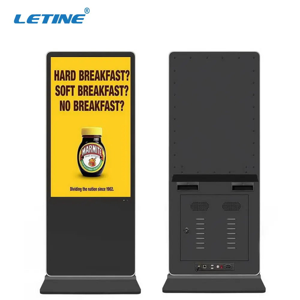 Letine65インチ1080pフルHDメディアプレーヤーAndroid OS広告デジタルメディアプレーヤー