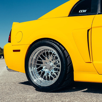 17/18/19/20 pouces 5X114.3 Jante de roue forgée en deux pièces polie à rayons multiples pour Ford Mustang Cobra S550 Shelby