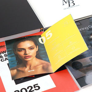 Custom Magazine Printing Catalog Booklet Brochure Printing OEM ODM Softcover Saddle Stitch Perfect Binding Fashion Product - Product Image 6