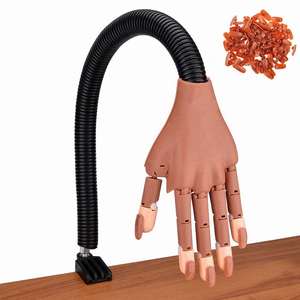 Model Tangan <span class=keywords><strong>Prosthetic</strong></span> untuk Latihan Seni Kuku Alat Lukis Latihan Manikur untuk Pemula Peralatan Latihan - Product Image 1