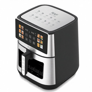 Friteuse à air multifonction 10L 1800W avec réduction de 80 % de l'huile, cuve métallique et fenêtre de cuisson visible pour usage domestique - Product Image 3