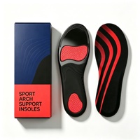Semelles orthopédiques de soutien de la voûte plantaire, inserts amortissants, coussinets de chaussures à soutien de la voûte plantaire pour la course, la randonnée et les bottes de travail