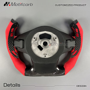 Volant sport personnalisé en fibre de carbone véritable avec palettes de changement de vitesse magnétiques pour Toyota GR Supra 2.0 3.0 A90 A91 2018-2026 - Product Image 5