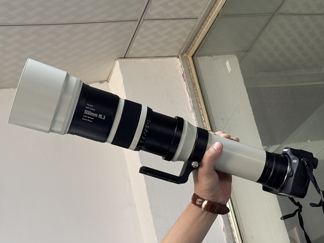 500mm F/6.3 HD Manual Telephoto Lens Full Frame Camera Lenses for Canon Nikon Sony DSLR, Smooth Bokeh for Wildlife & Sports