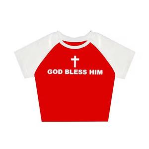 Camisetas de <span class=keywords><strong>Mujer</strong></span> con Estampado de Leopardo de Manga Corta, Boutique de Verano 2026, Ropa de Estados Unidos - Product Image 1