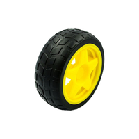 40g Roue en caoutchouc Robot Tracing Patrol Accessoires de voiture Roue de châssis Pneu de voiture intelligent