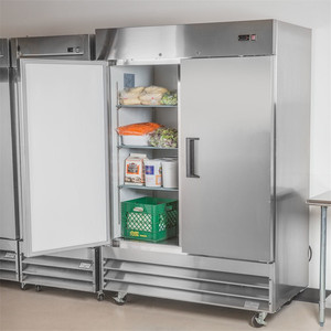 Refrigeration Equipment Stainless Steel 2 Door Commercial Kitchen Refrigerator Industrial Freezer for Hotel - Product Image 5