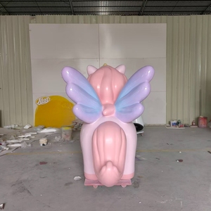Sculpture <span class=keywords><strong>Monopoly</strong></span> personnalisée en fibre de verre pour décoration intérieure, décoration de boutique et d'exposition, artisanat en résine - Product Image 6