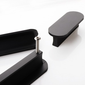 Xiduo Aluminum Alloy Cabinet Handles Bar Shape Scandinavian Style Durable Oxidation Process Cabinet <b>Door</b> Drawer Hardware - Product Image 2