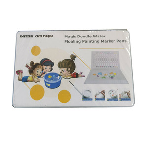 JIUFENG acqua magnetica galleggiante penna Art Set-9 1 cartone animato Kawaii cancelleria sicura pennarelli da colorare più colori per il disegno - Product Image 6