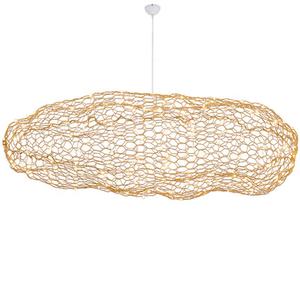 현대 크리 에이 티브 미니멀리스트 그물 케이지 매달려 천장 펜던트 램프 led 식당 황금 주방 펜던트 조명 - Product Image 1
