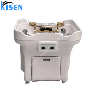 Équipement de spa capillaire portable Kisen avec 2 réservoirs d'eau, circulation d'eau thermostatique, bac à shampoing pour salle de bain, hôtel, blanchisserie - Product Image 6